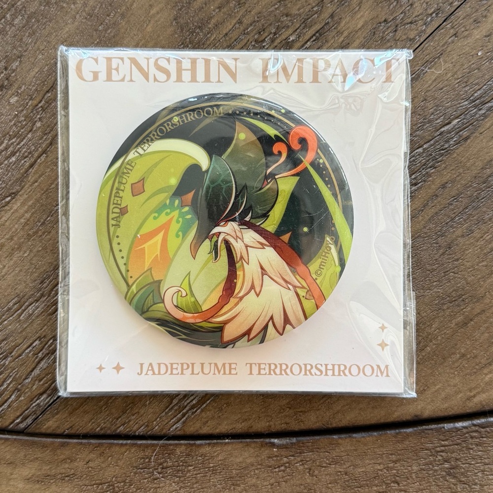 Genshin Impact Jadeplume Terrorshroom Collectible Pin